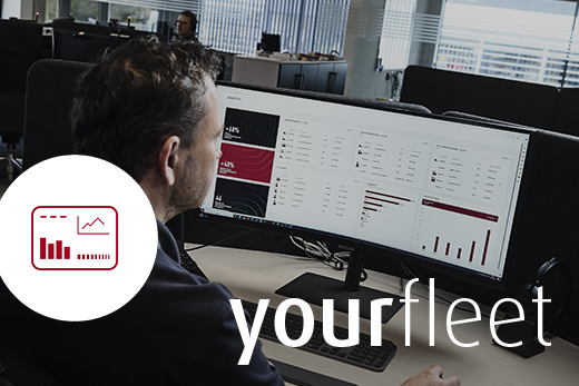 Få överblick över din maskinflotta med yourfleet.